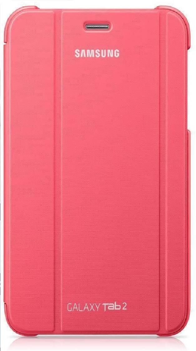 Original Diarytasche (Flipcover) im Buchdesign EFC-1G5SPECSTD (kompatibel mit Galaxy Tab 2 7.0) in berry pink