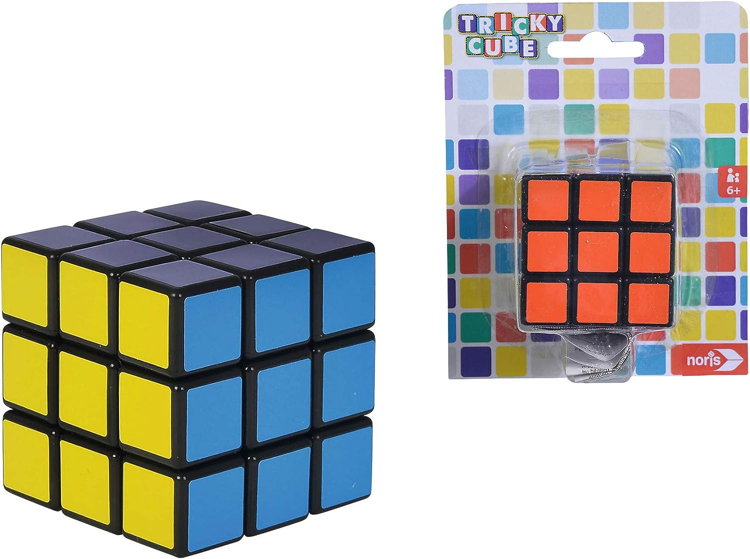 Noris 606131786 Tricky Cube, der Klassiker zur Förderung des Räumlichkeitsdenkens, für Kinder ab 6 Jahren