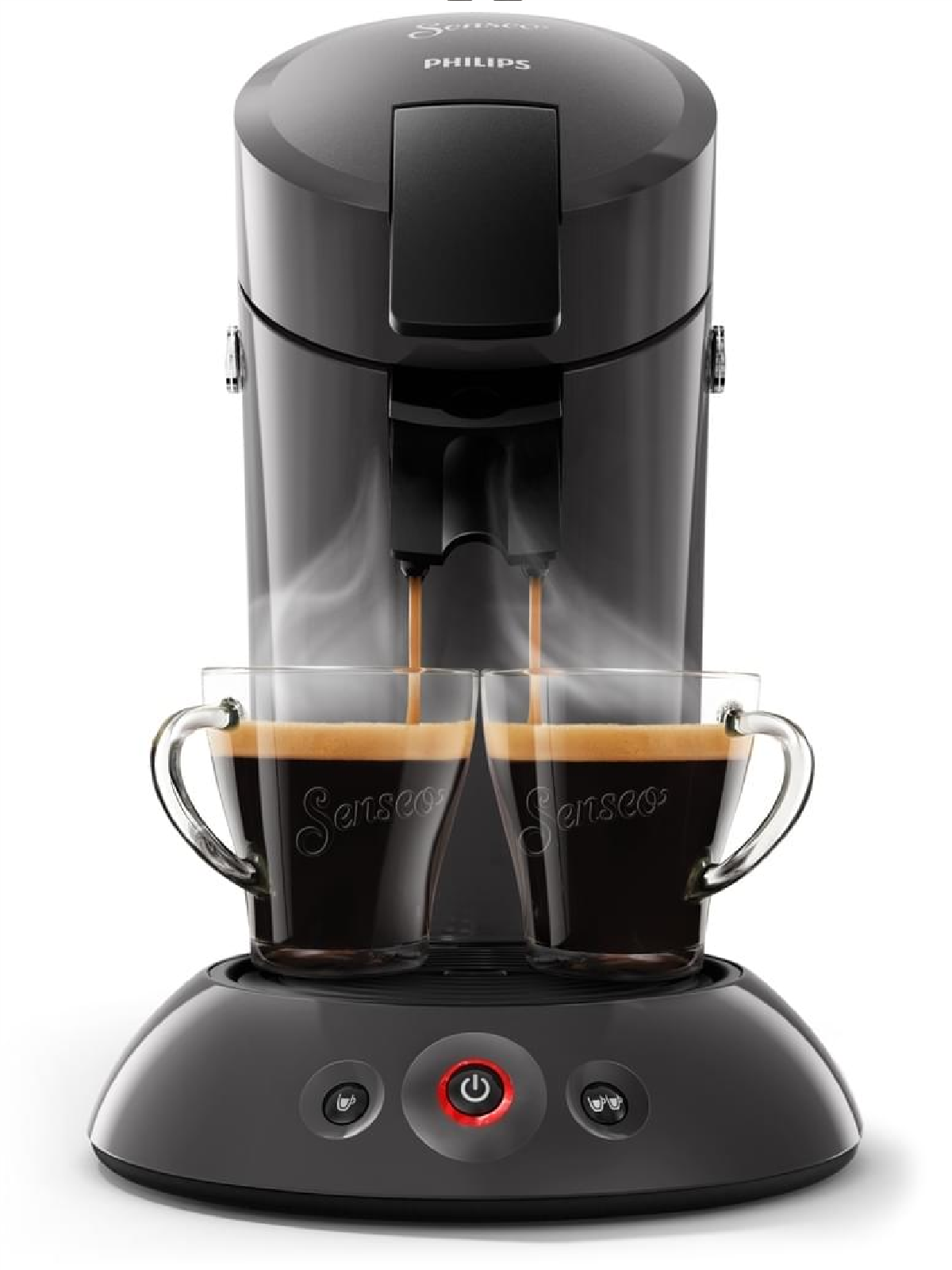 Senseo Kaffeepadmaschine HD 6553/50 , Farbe dunkelgrau