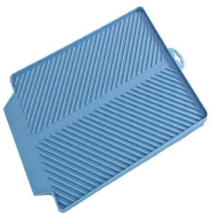 Abtropfmatte Linea Blau Maße (B x H x T): 40 x 3 x 30 cm