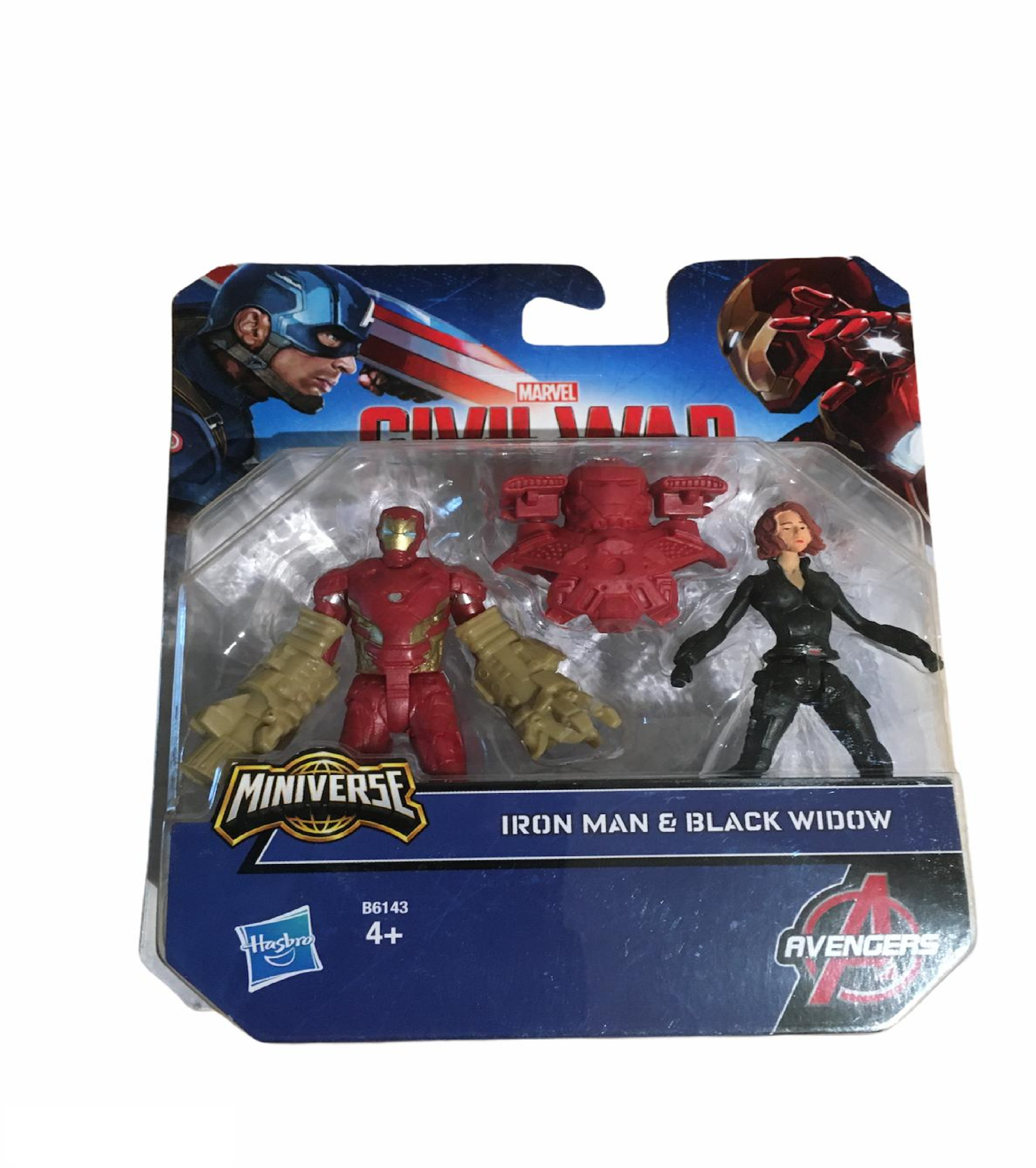 Marvel Civil War Captain America Iron Man& Black Widow