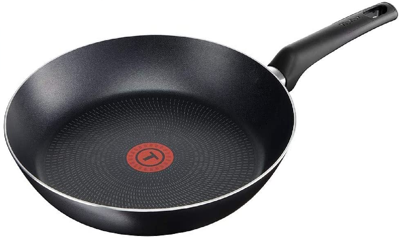 Tefal INVISSIA B3090542 Frying Pan, 26 cm, Suitable for Gas, Electric, Ceramic cookers, Juodas, Non-Stick Coating, Fixed Handle