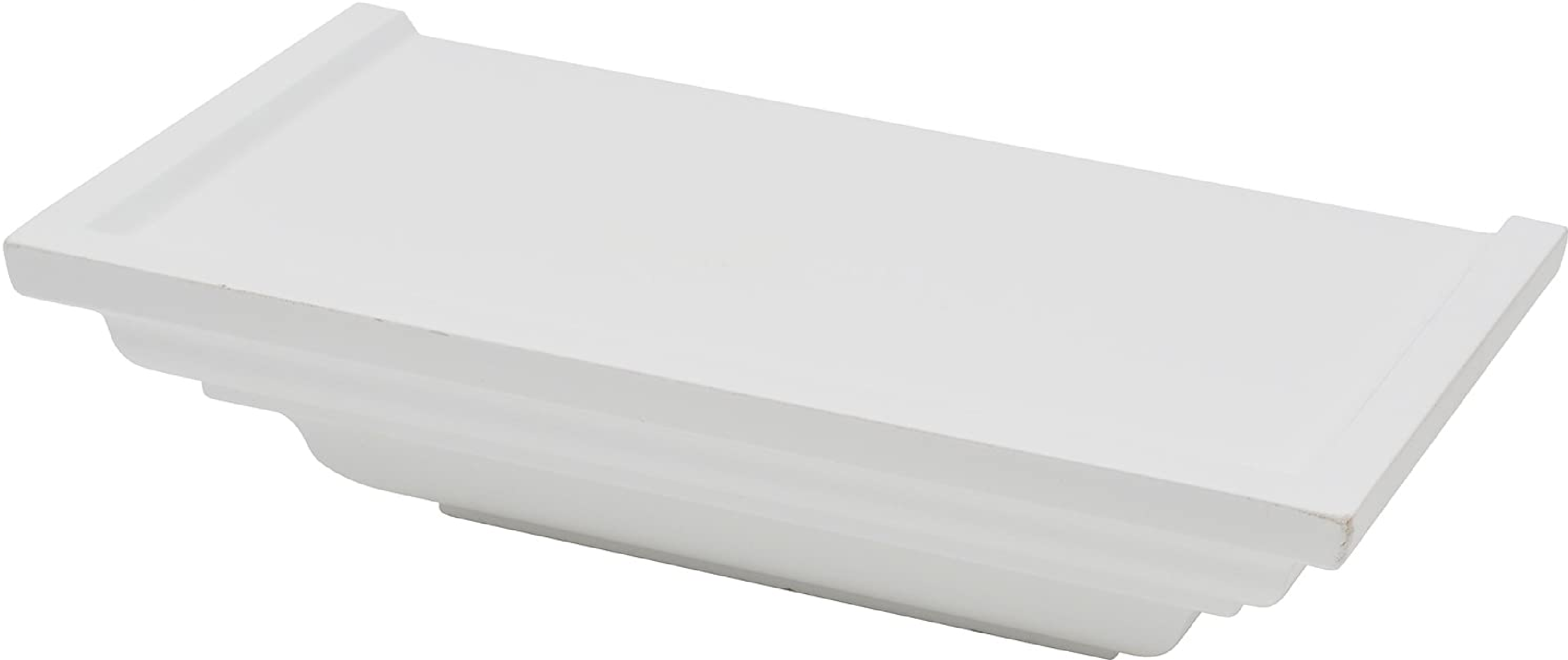 Regalbrett Modern Shelf, 25 x 12,5 x 7,5 cm, Weiß