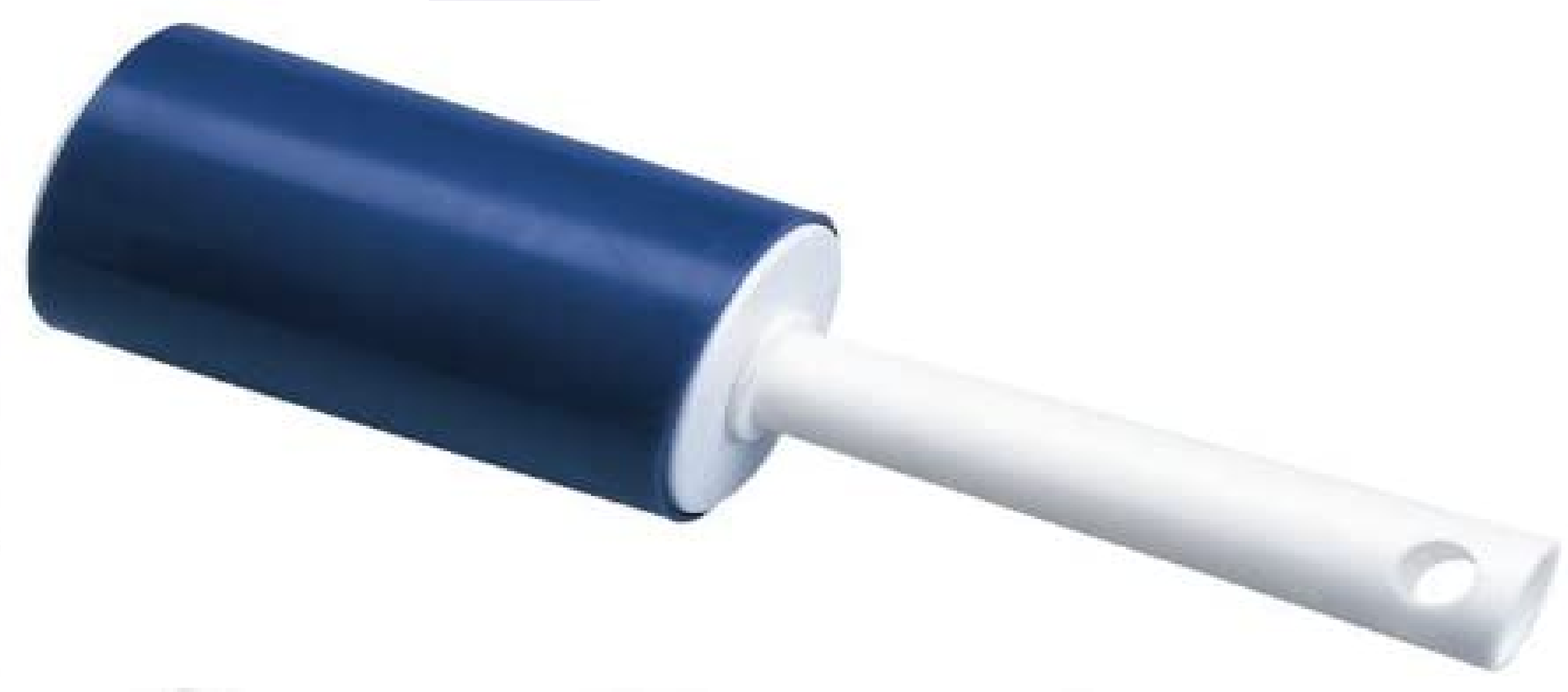 Dauerkleiderrolle - abwaschbar, Kunststoff - ABS, 5.5 x 22 x 5.5 cm, Weiß