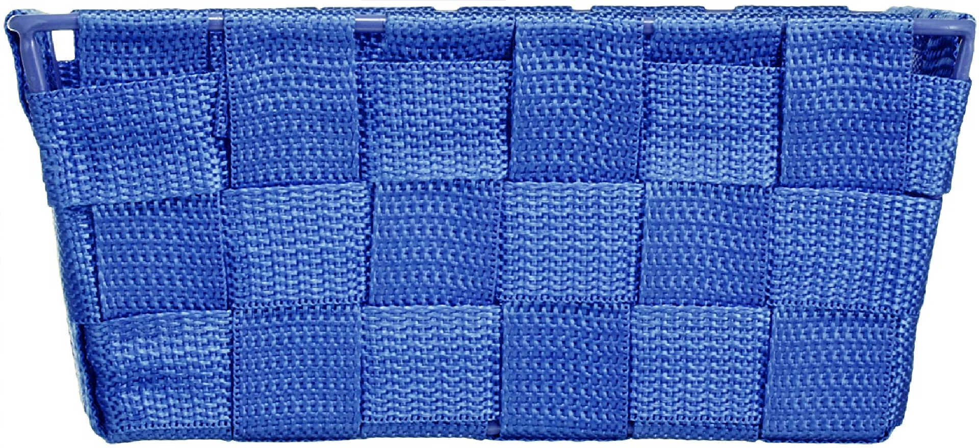 Aufbewahrungskorb Adria Mini Blau - Badkorb, rechteckig, Kunststoff-Geflecht, Polypropylen, 14x19x9 cm