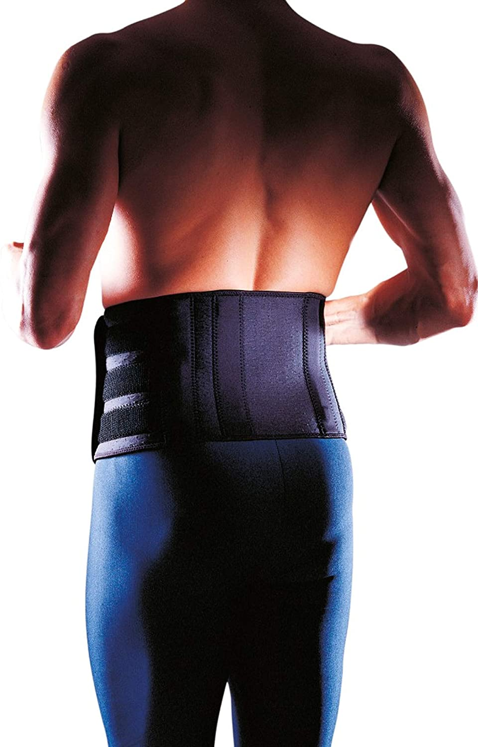 Rücken-Bandage - Rückenschutz - Rückenstütze aus der Extreme Serie, Größe:Universalgröße, Farbe:schwarz