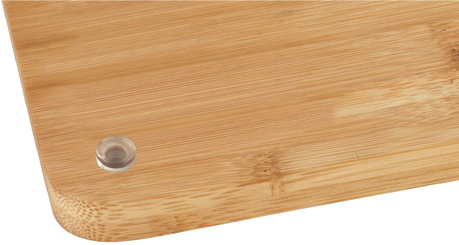 Herdabdeckplatte Bambus - Küchenbrett, Schneidebrett mit Saftrille, Bambus, 52 x 1.5 x 30 cm, Braun