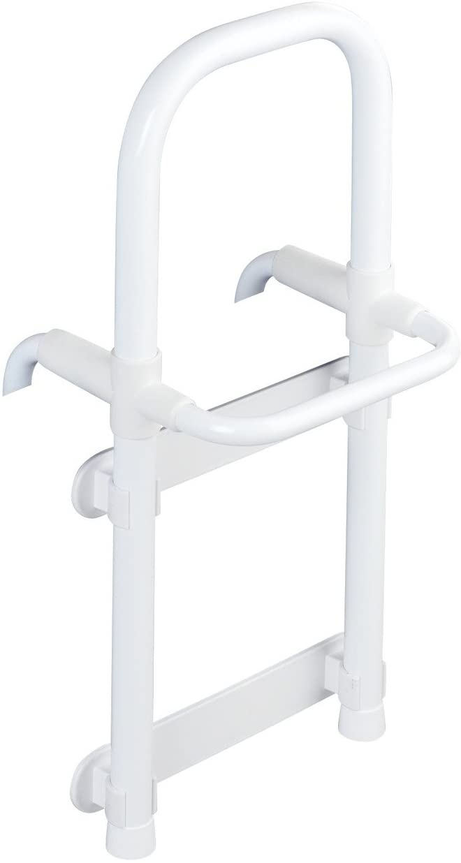 Badewannen-Einstiegshilfe Secura Weiß - verstellbar, belastbar bis 150 kg, Aluminium, 23 x 52 x 22.5-39.0 cm, Weiß