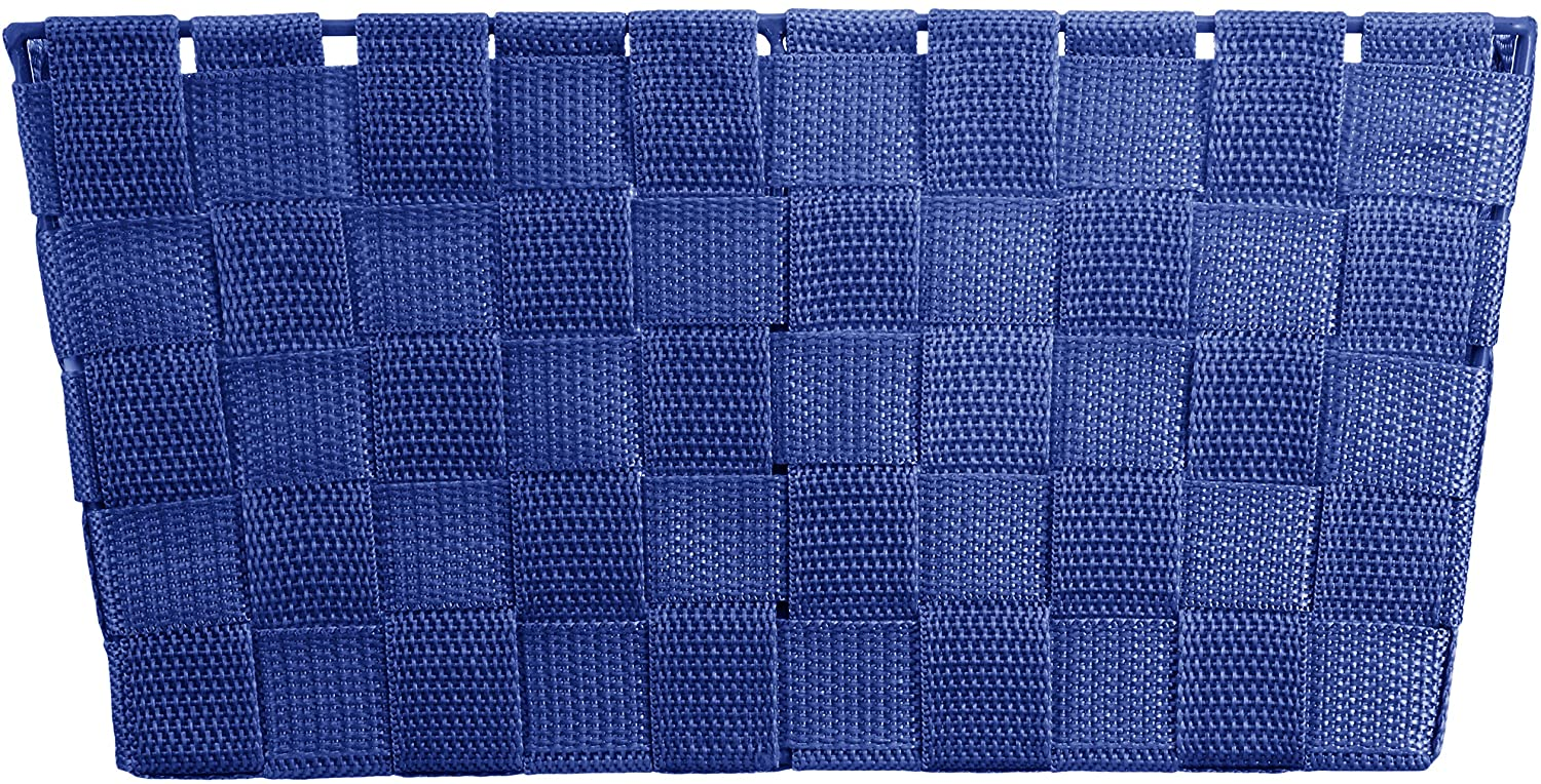 Aufbewahrungskorb Adria S Blau - Badkorb, Kunststoff-Geflecht, Polypropylen, 30 x 15 x 20 cm