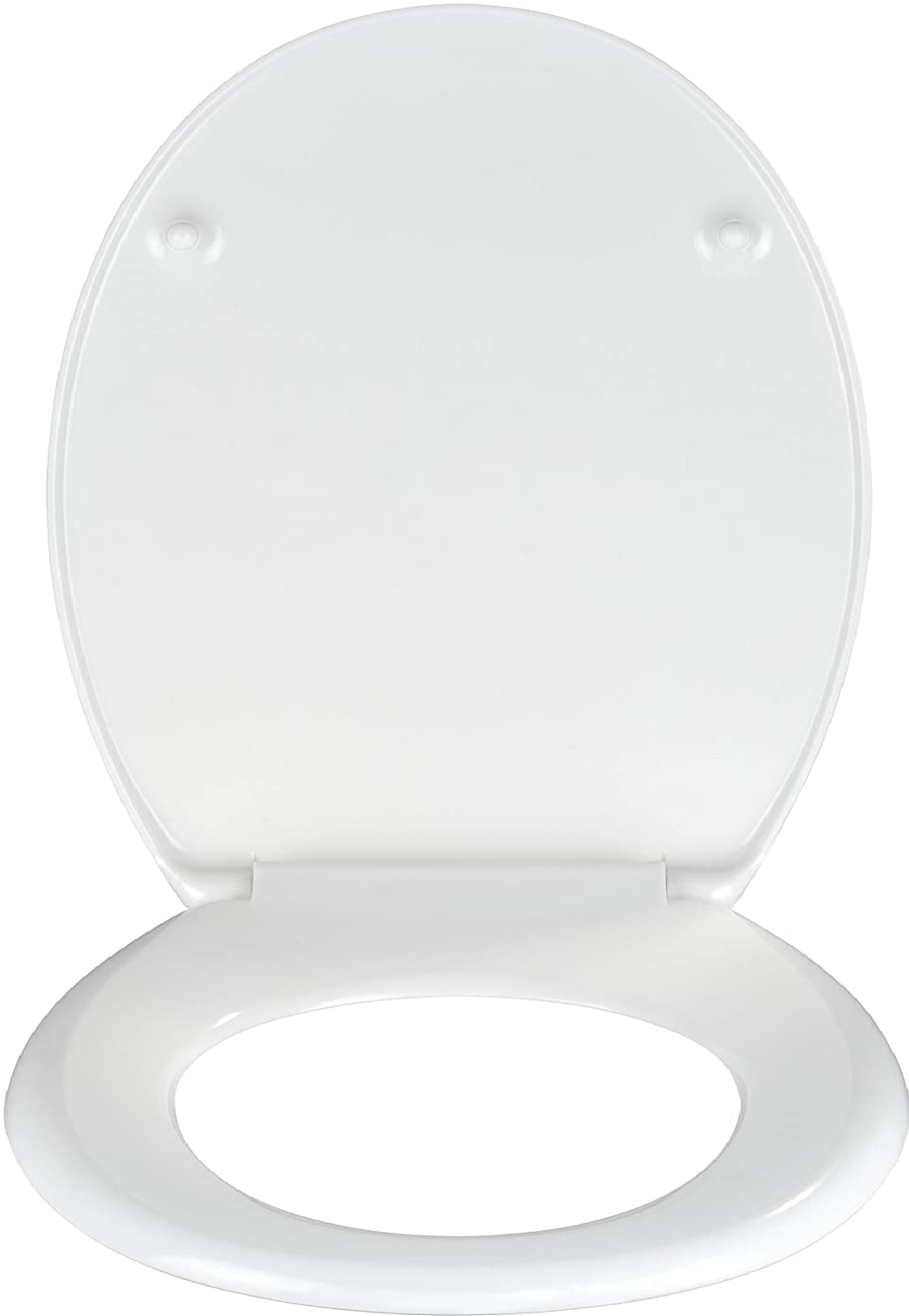 WC-Sitz Jump - Antibakterieller Toilettensitz, rostfreie Edelstahlbefestigung, Duroplast, 37.5 x 45 cm, Mehrfarbig