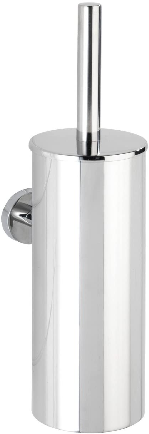 WC-Garnitur geschlossen Bosio Edelstahl glänzend - WC-Bürstenhalter, Edelstahl rostfrei, 9 x 40.5 x 13 cm, Glänzend