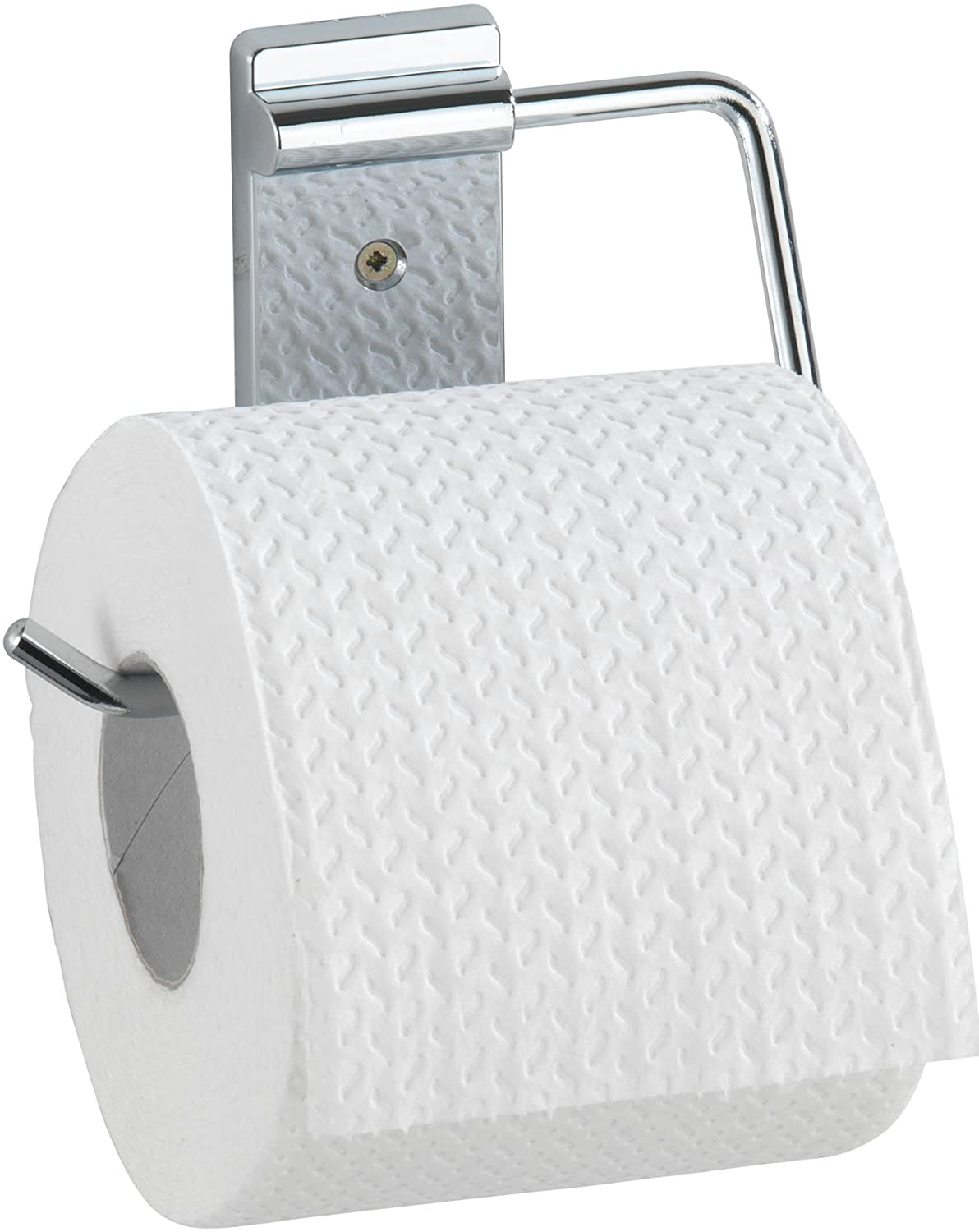 Toilettenpapierrollenhalter Basic, Edelstahl rostfrei, 12.5 x 10.5 x 1.5 cm, Glänzend