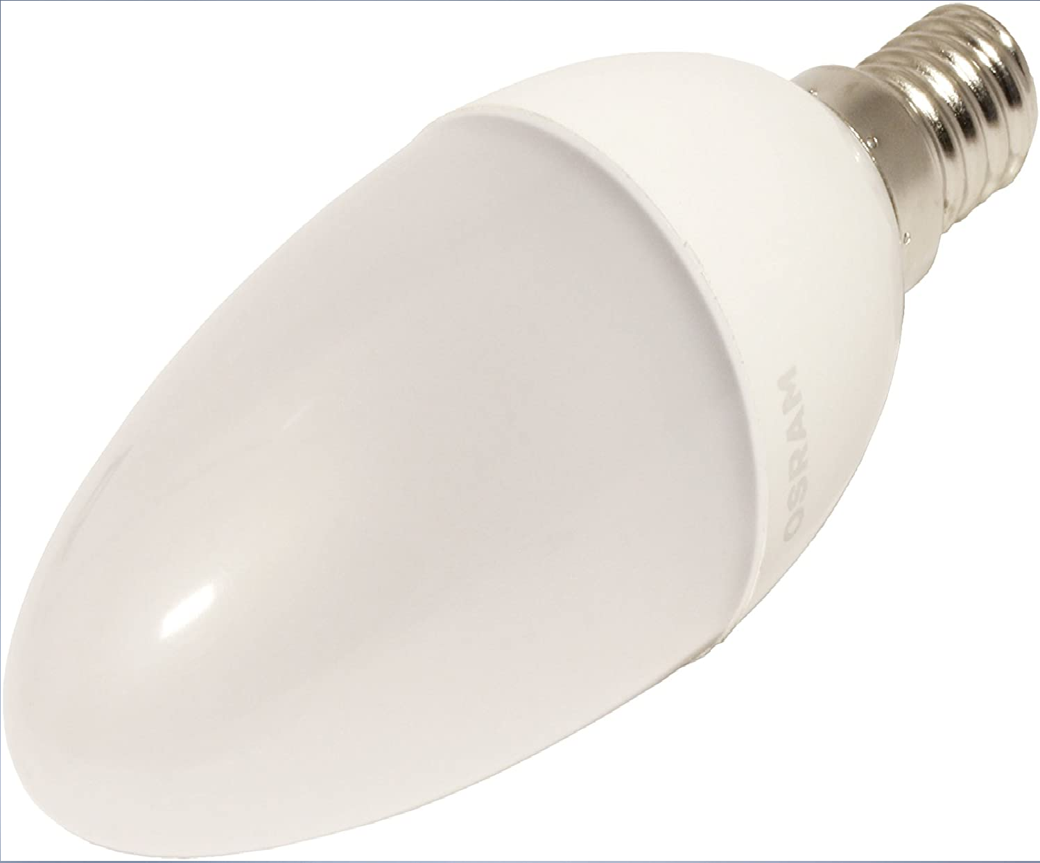 LED Base Classic B Lampe, 5.7 W - Kerzenform mit E14-Sockel, nicht dimmbar, Ersetzt 40 Watt, Matt, Warmweiß - 2700 Kelvin, 3er-Pack [Energieklasse F]