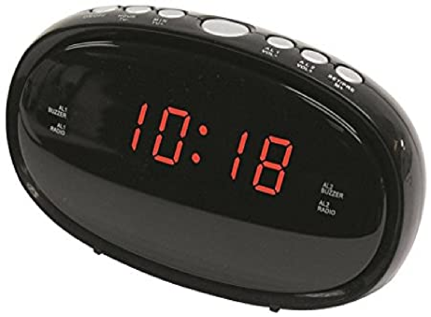Electronics CR-420 Uhr Digital Schwarz Radio tragbar – tragbare Radios (Uhr, digital, UKW, LED, 1,52 cm (0,6 Zoll), schwarz)