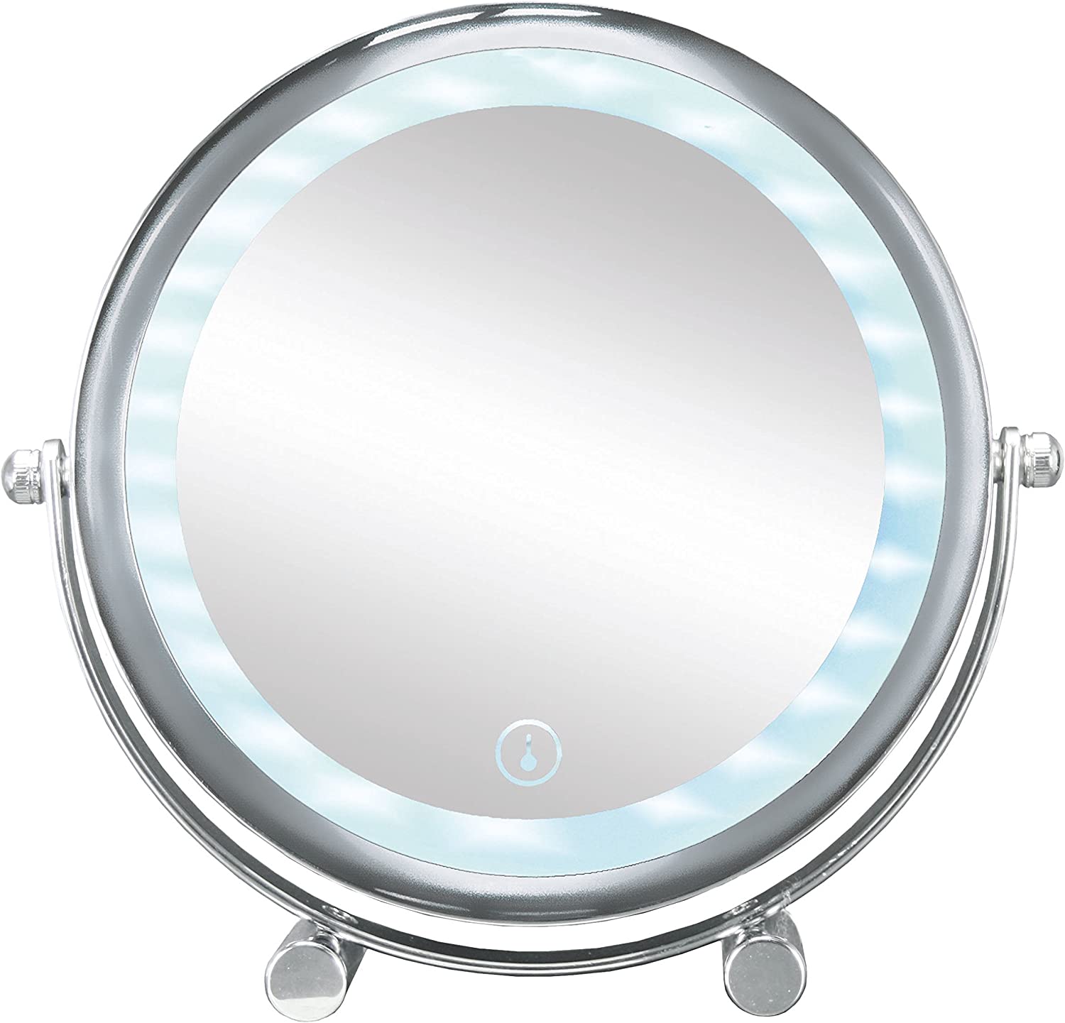 Bright Mirror Shorty Kosmetikspiegel, Metall, Chrom