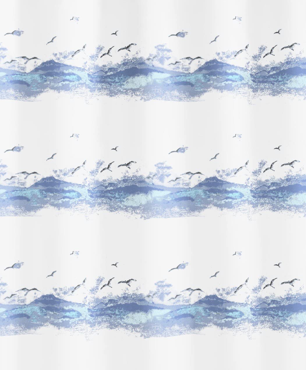 Duschvorhang Seaside, 120 x 200 cm, krokusblau