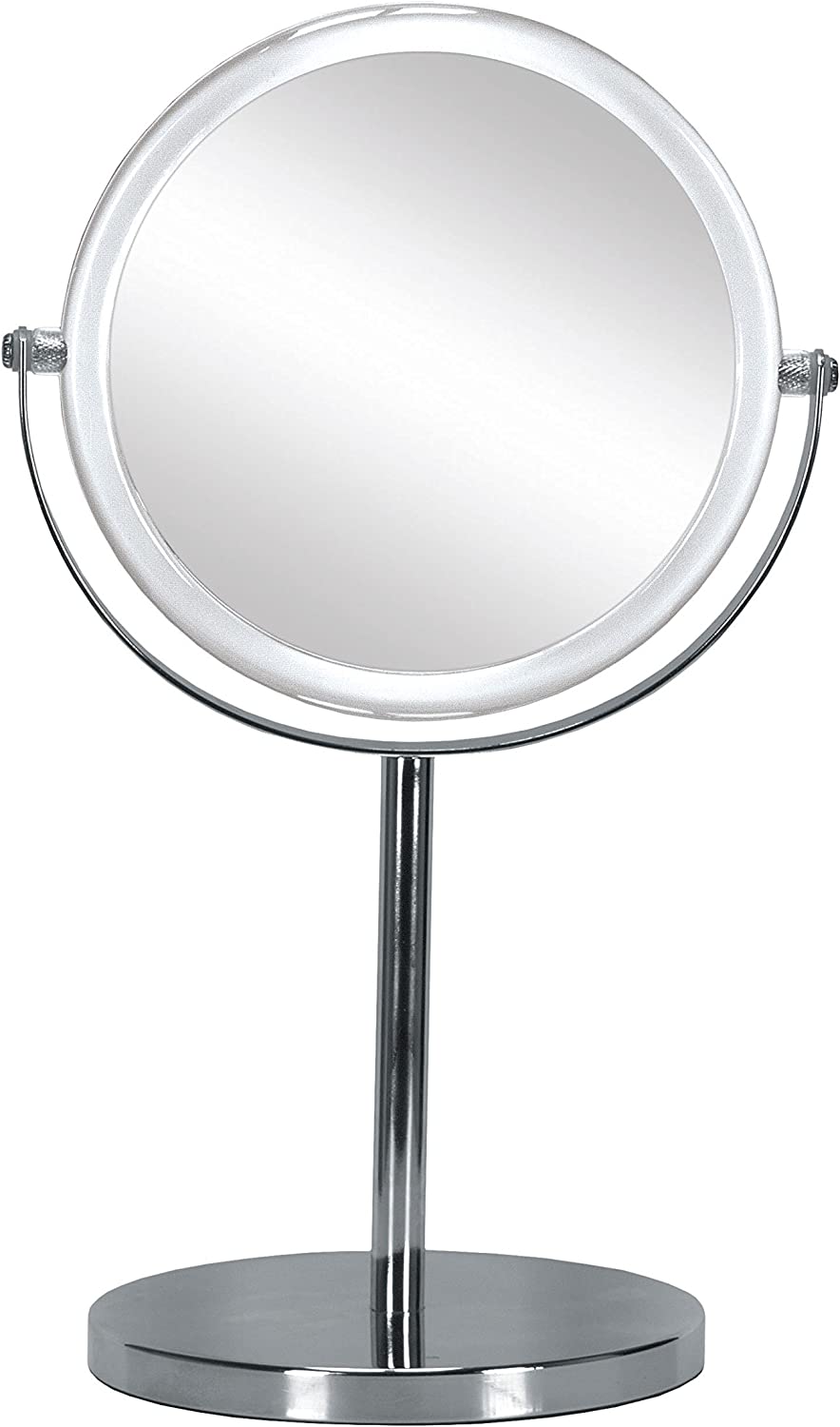 Transparenter Kosmetikspiegel Transluzent Chrom 15x20x34,5cm