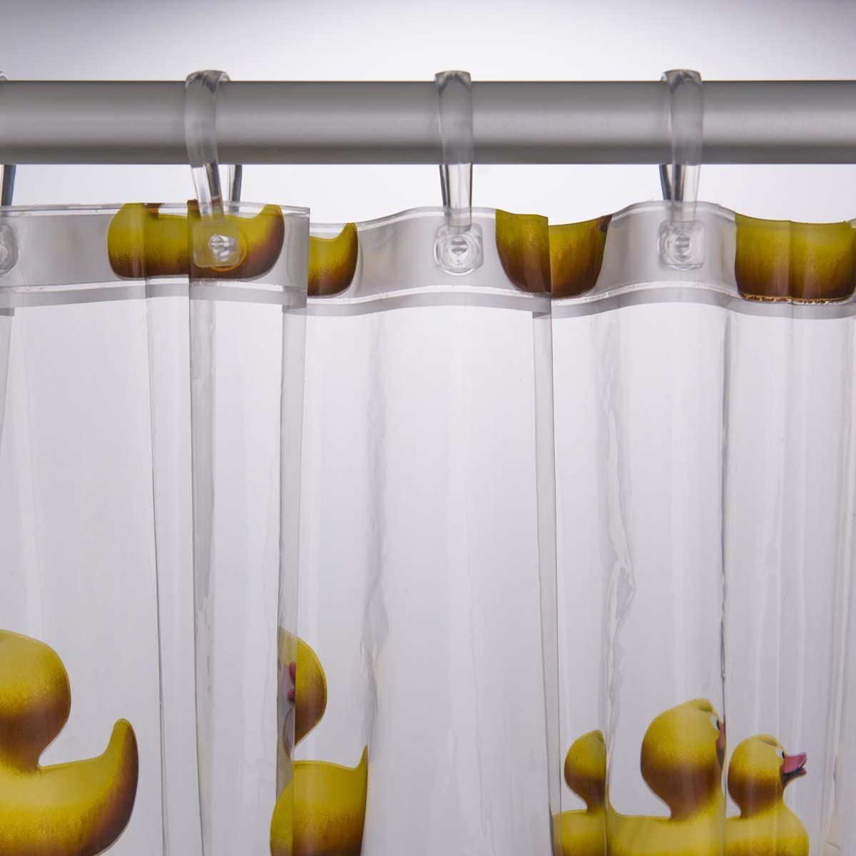 Textil Duschvorhang Duckling, Farbe: Gelb, B x H: 180 x 200 cm