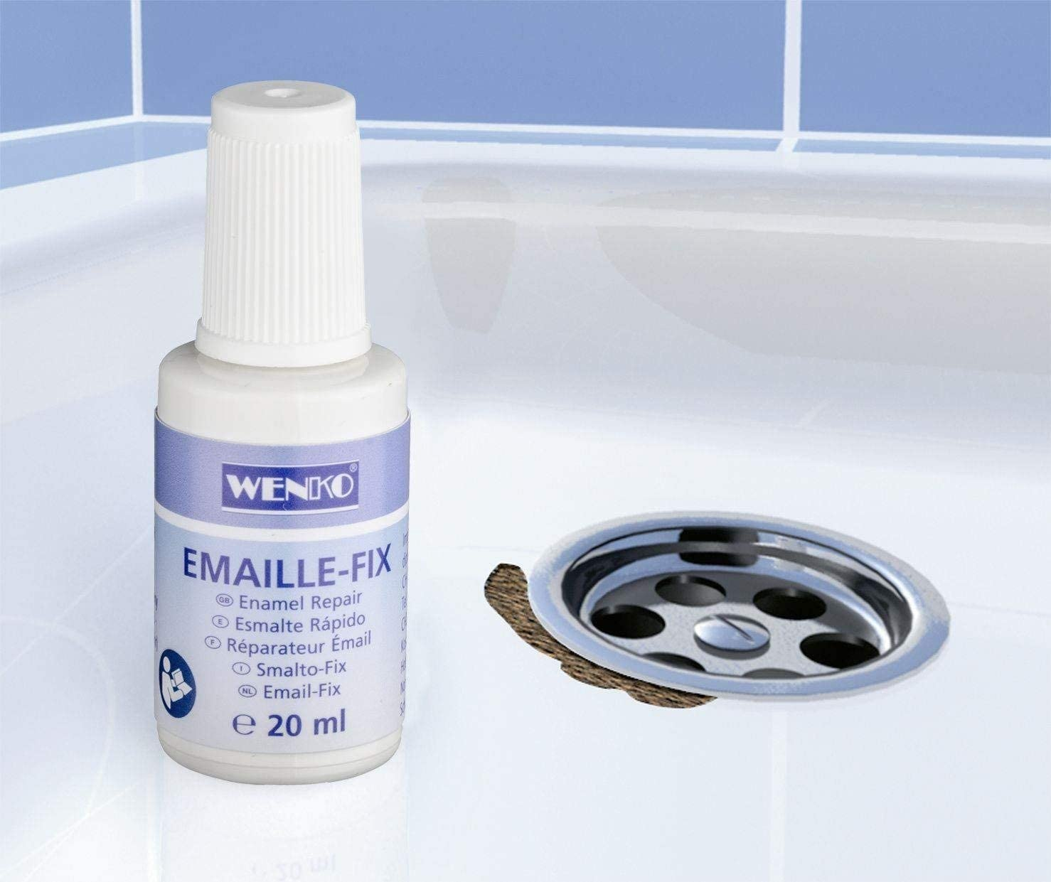 Emaille-Fix, weiß (1 Stück) Kapazität von 20 ml