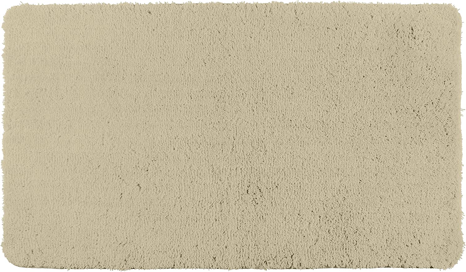 Badteppich Belize Sand, 55 x 65 cm - Badematte, sicher, flauschig, fusselfrei, Polyester, 55 x 65 cm, Beige