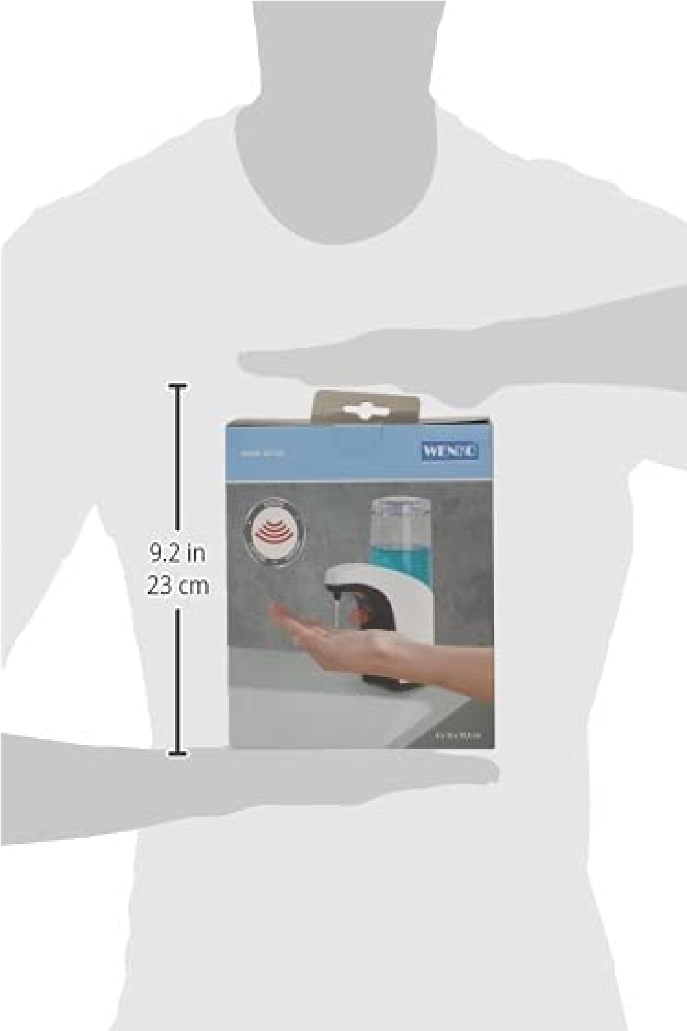 Sensor Seifenspender Butler - automatischer Flüssigseifen-Spender, Infrarot-Seifenspender Fassungsvermögen: 0.3 l, Kunststoff (ABS), 8 x 19.5 x 15 cm, Weiß