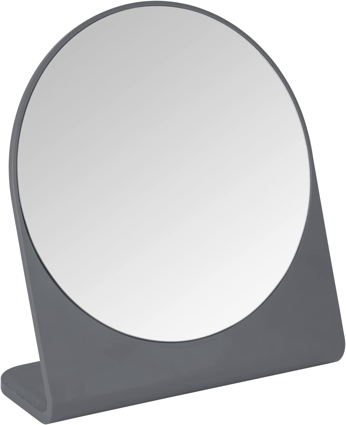 Kosmetikspiegel Marcon Anthrazit - Standspiegel, Polystyrol, 17.5 x 19 x 7 cm, Anthrazit