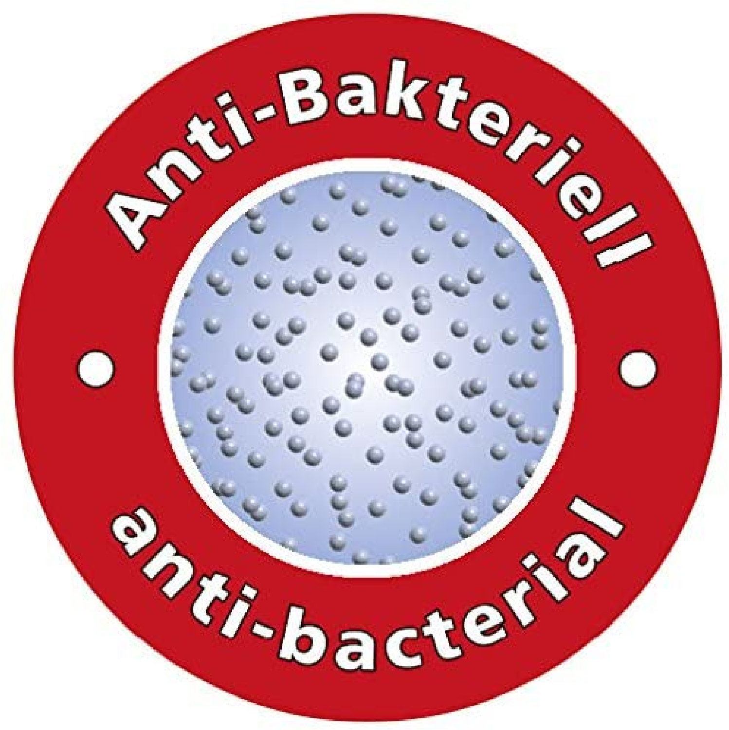 Anti-Schimmel Duschvorhang Noa - Anti-Bakteriell, waschbar, mit 12 Duschvorhangringen, Polyester, 180 x 200 cm, Weiß