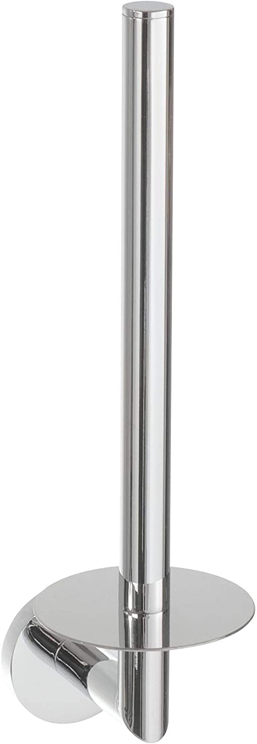 Power-Loc WC-Ersatzrollenhalter Revello - Befestigen ohne bohren, Messing, 8 x 29 x 10 cm, Chrom