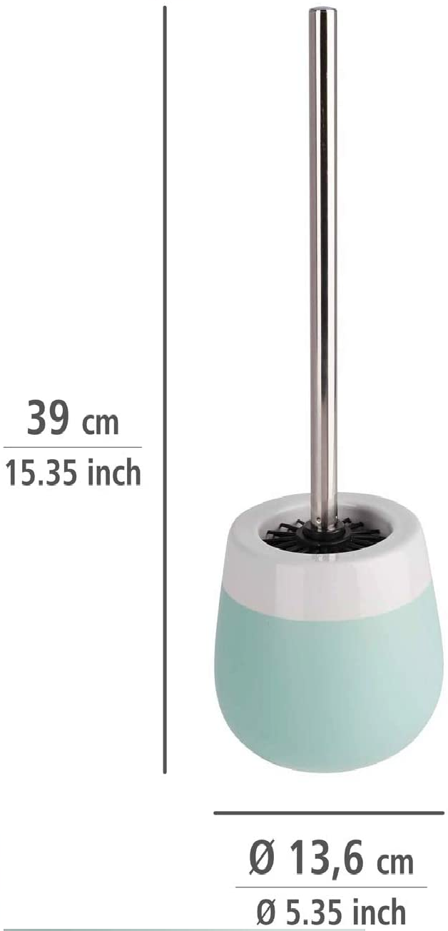 WC-Garnitur Malta Mint/Weiß 14 WC-Bürstenhalter, - x – Keramik Rabatte-Non-Stop Keramik