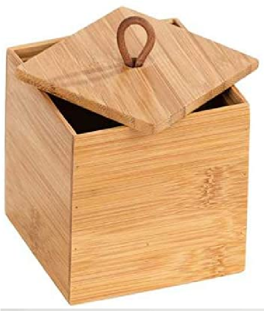 Bambus Box Terra S mit Deckel Maße (B x H x T): 9 x 9 x 9 cm