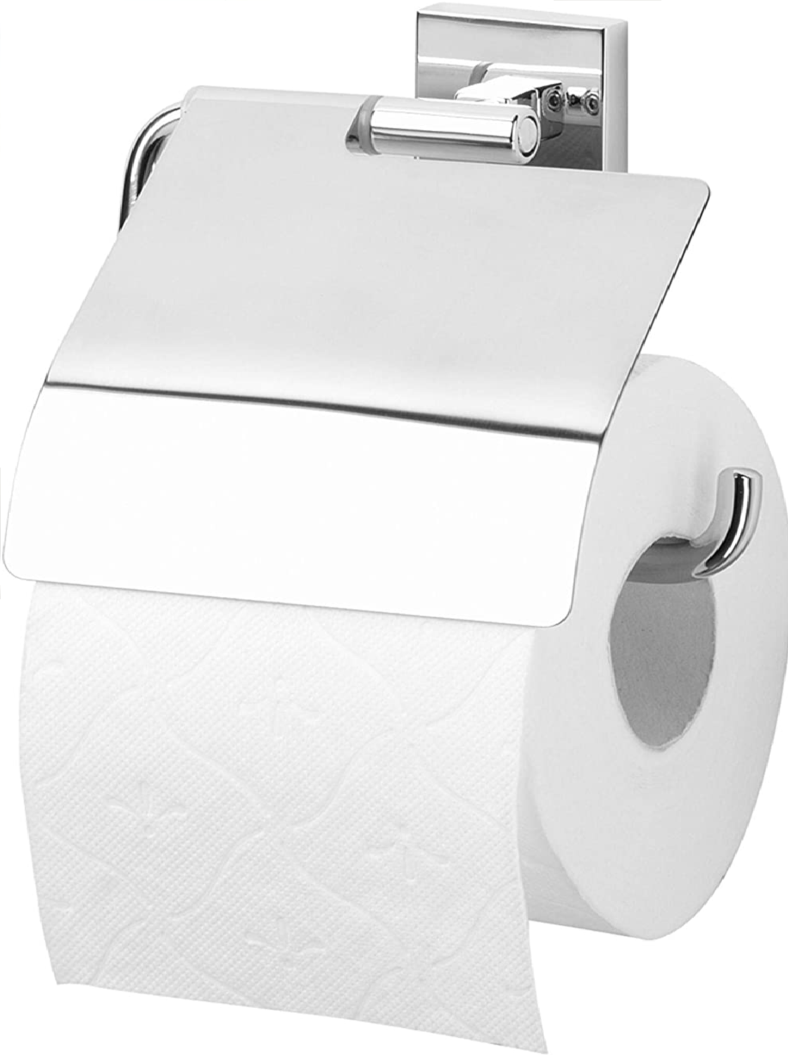 Toilettenpapierhalter mit Deckel Melbourne, Messing verchromt