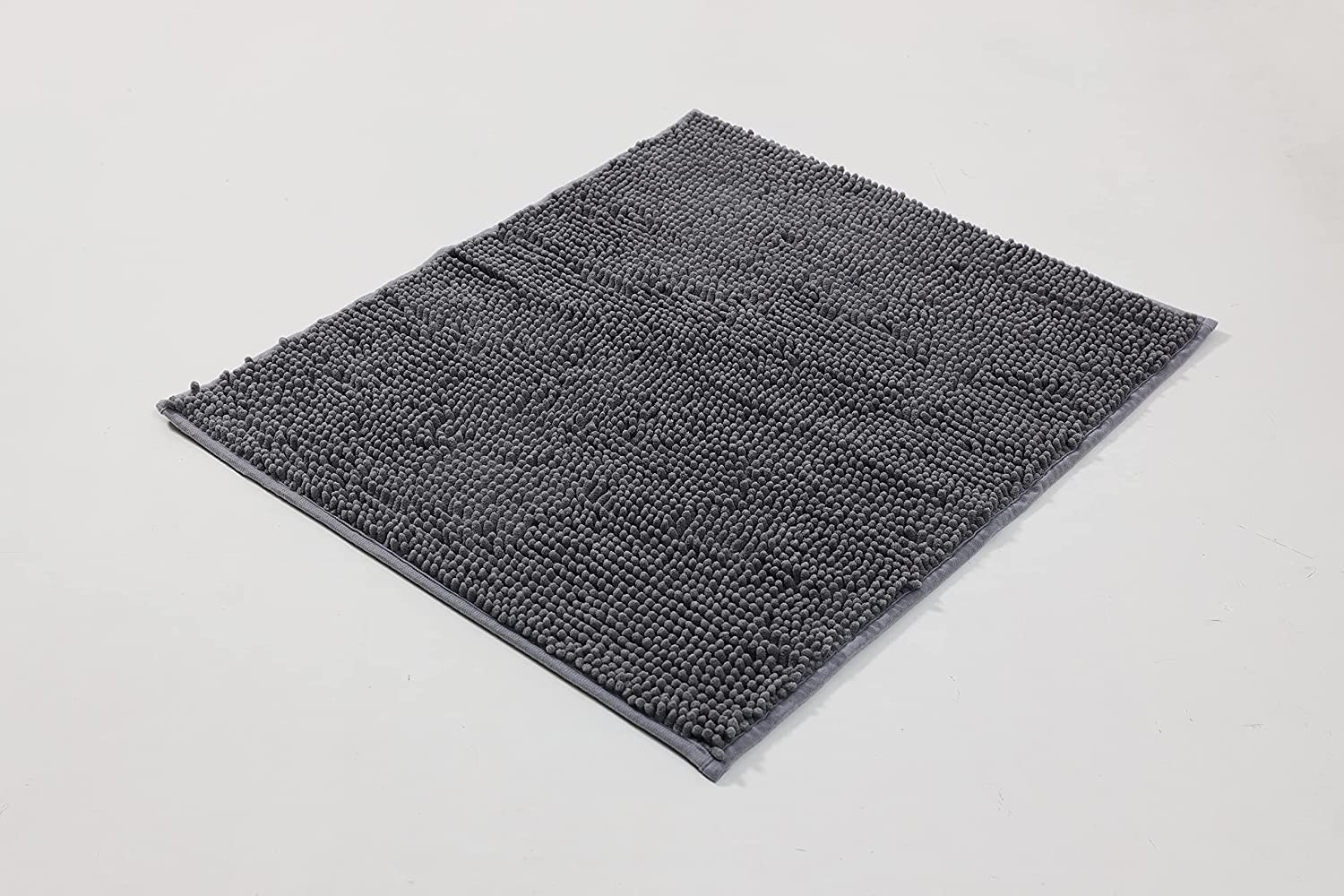 Badematte aus Polyester, 55 cm x 65 cm, Dunkelgrau