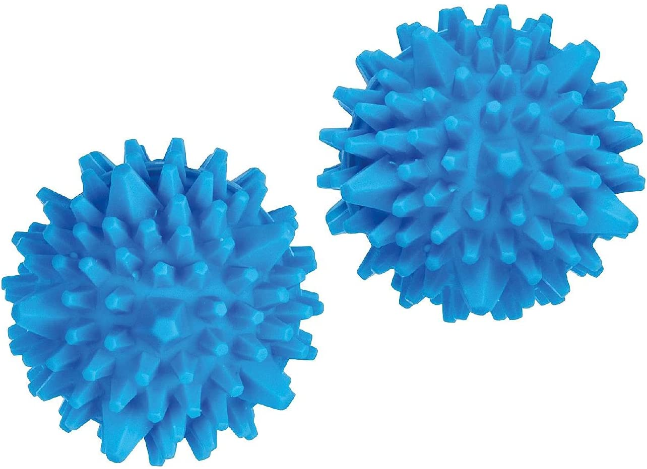 Trocknerbälle, Kunststoff, Blau, Ø 7 cm, 2