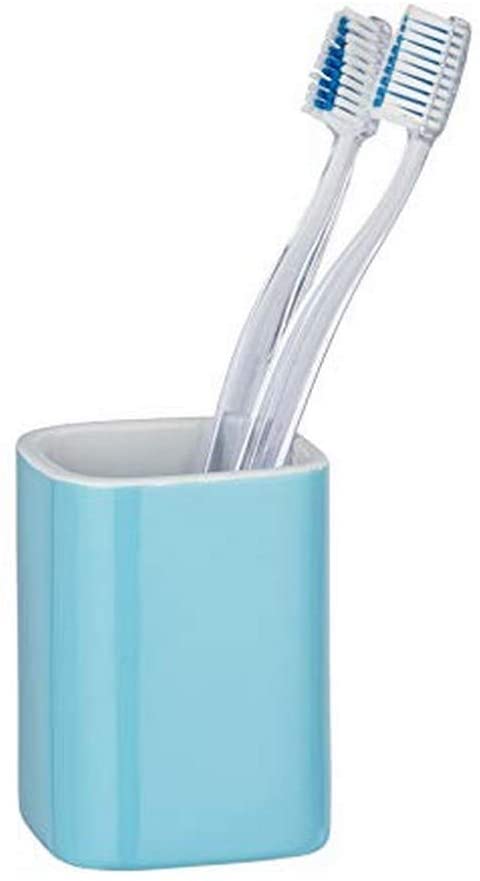 Zahnputzbecher Elmo Blau Keramik, Zahnbürstenhalter für Zahnbürste und Zahnpasta